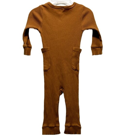 Girl's Gold Onesie Size: 12-18M - Picture 2 of 2